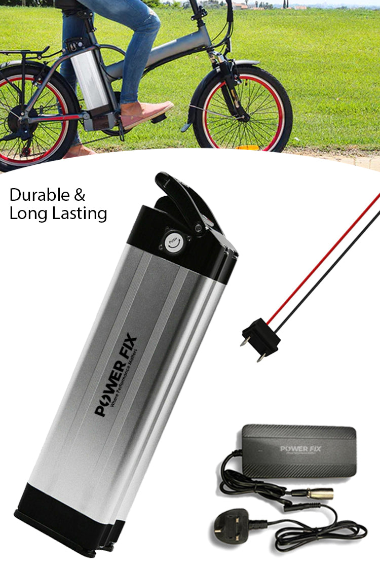 Silverfish Battery Electric Bike 36V 10ah 13ah 15ah |Next Day Delivery – Power Fix